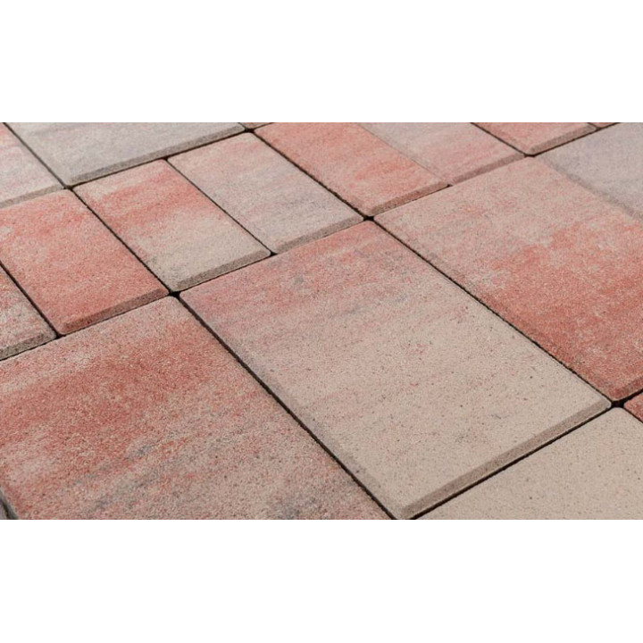 Тротуарная плитка Braer "Мозаика" Color Mix "Фламинго" с доставкой в Балаково